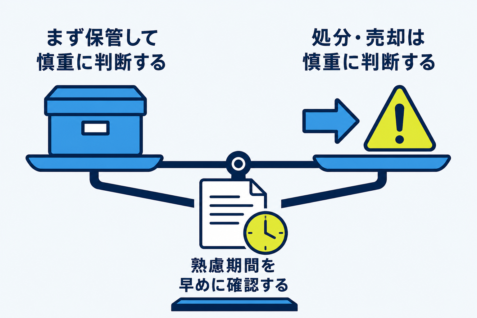 図: 相続放棄を検討する際に注意したい処分行為の考え方