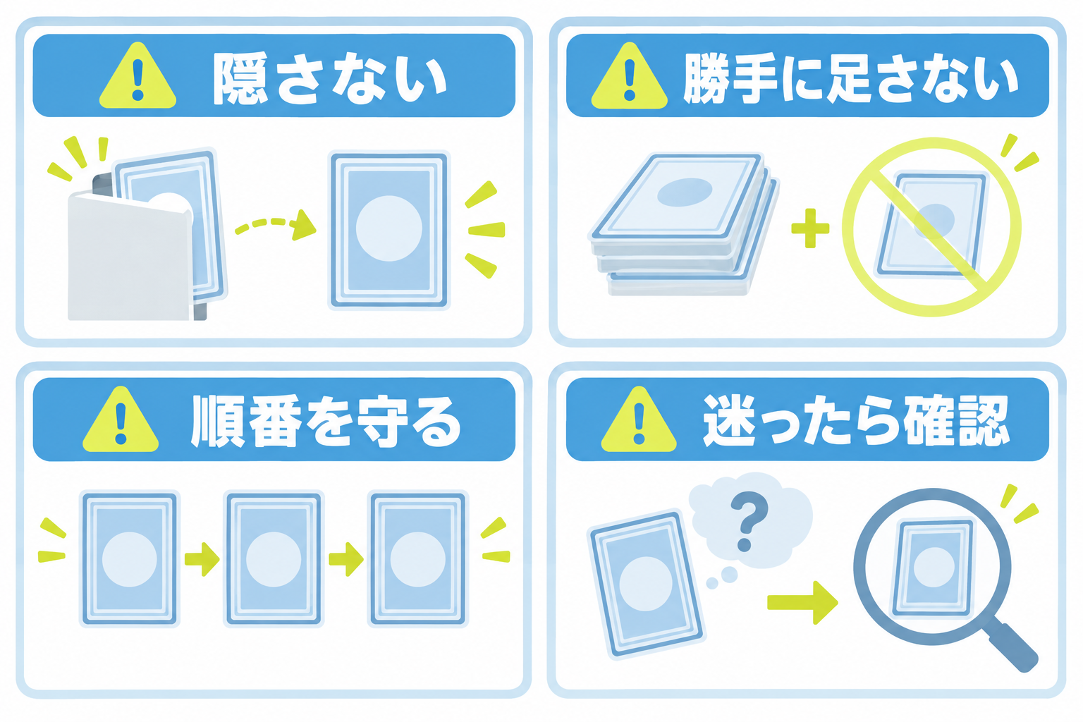 図: 引き直しで避けたい五つの行動